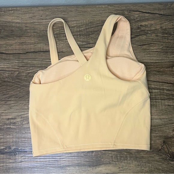 Lululemon Everlux Asymmetrical Tennis Tank Top – Summer Glow | Size 2 - Picture 3 of 5